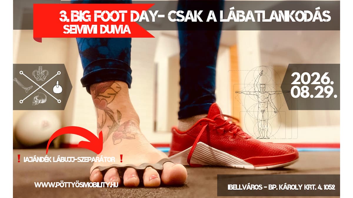 3. BIG FOOT DAY - lábas workshop